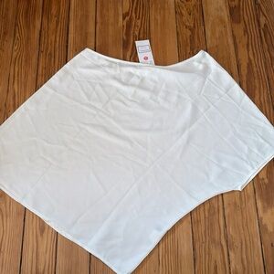 Elegant White Poncho